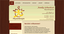 Desktop Screenshot of physiotherapie-schweitzer.de